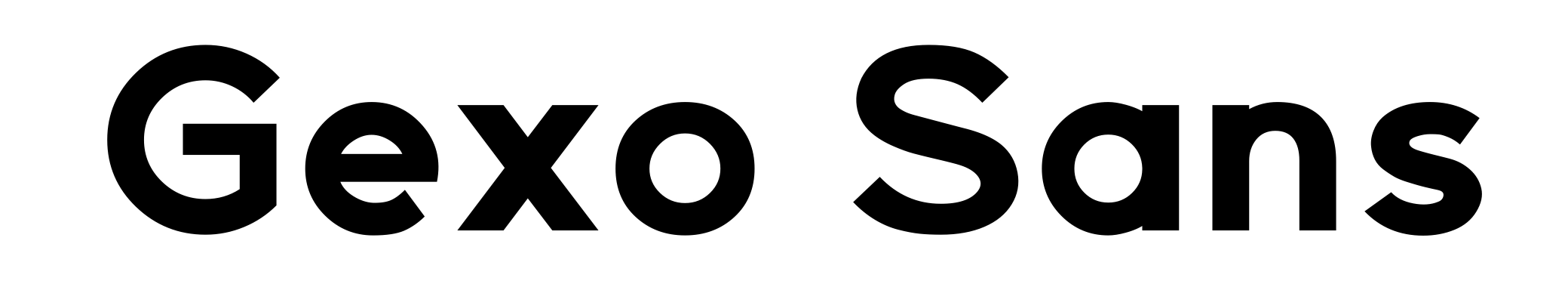 Gexo Sans